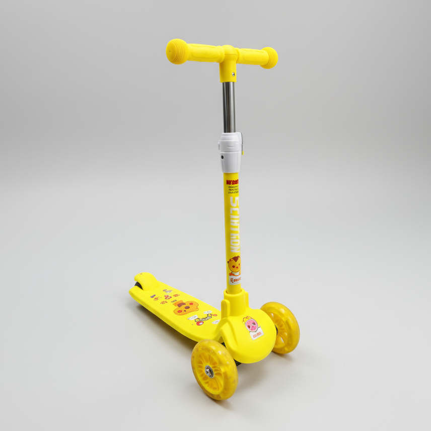 3 Wheel Scooty for Kids – Safe & Fun Ride with Music & Lighting