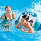 Intex Cute Animal Inflatable Swim Tube – Kids Pool Ring (33” x 30”) #59266