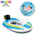 INTEX Pool Cruisers Inflatable Swim Ring Baby Float – Assorted Styles (Plane, Boat, Fish) #59380