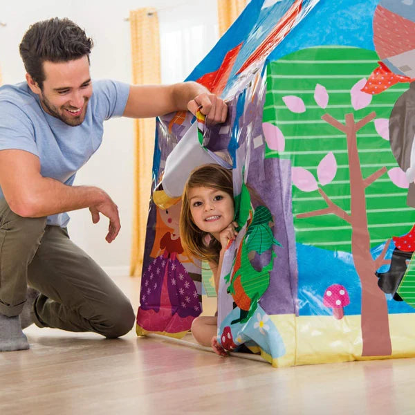 INTEX Play Tent House – Royal Castle Edition (37.5″ x 29.5″ x 42″ / 95cm x 75cm x 107cm)