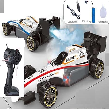 Formula One High-Speed Remote Control F1 Race Car with Smoke Spray – 1:14 Scale