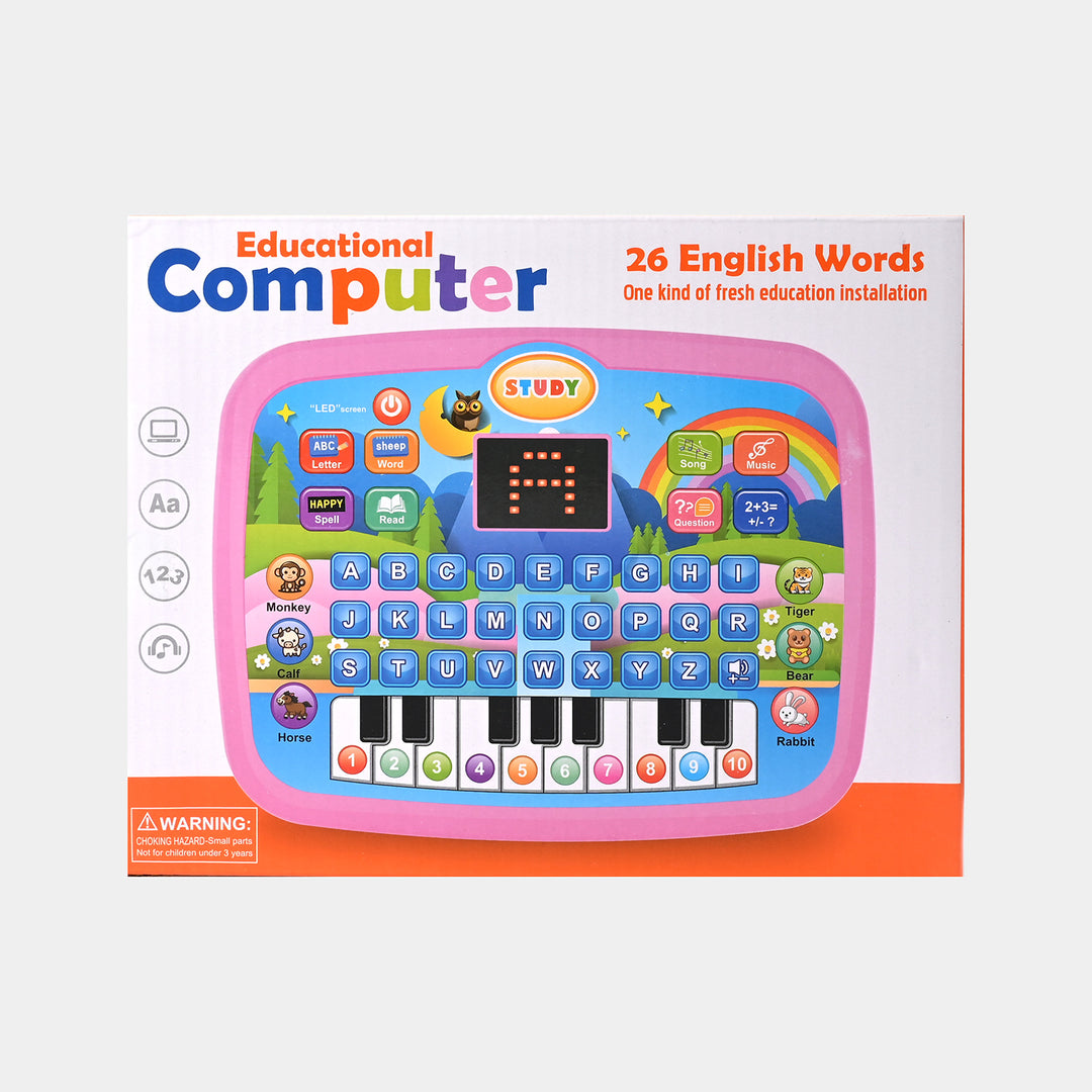 Smart Learning Tab – 26 English Words Educational Computer for Kids