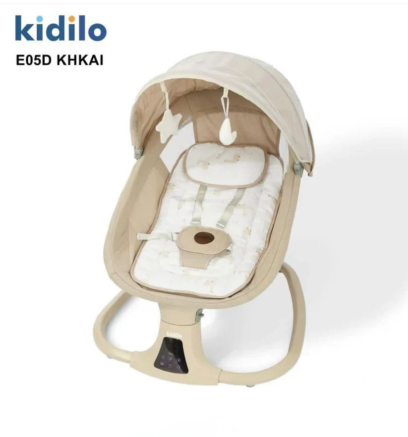 Kidilo 3-in-1 Deluxe Multi-Functional Electric Baby Swing & Bassinet