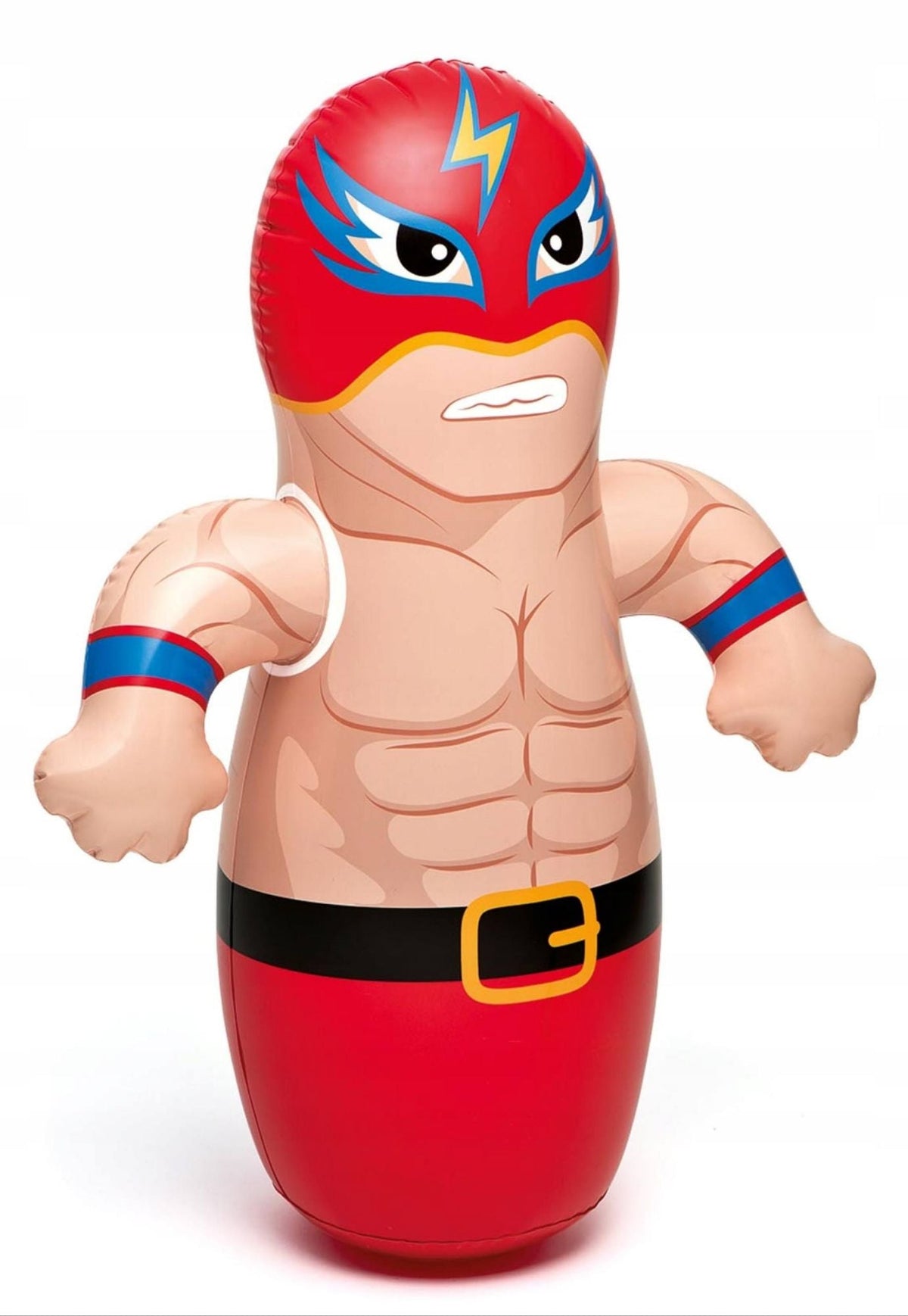 Intex 3D Boxer & Wrestler Bop Bag – Water Weighted Punching Toy #44672