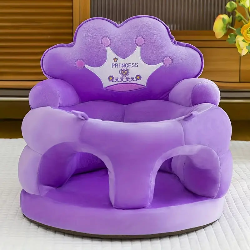 Crown Shape Baby Sofa Floor Seat – Soft & Comfortable