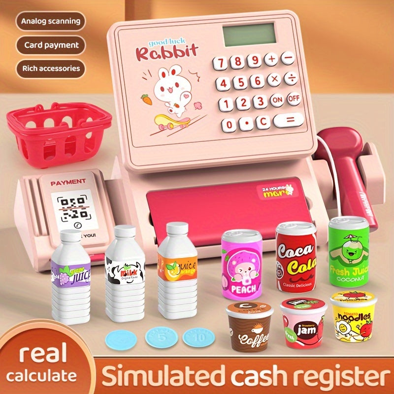 Kids Supermarket Register Playset – Fun Pretend Shopping Toy