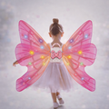 Magic Glow Fairy Wings – Light & Music Costume