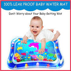Baby Water Crawling Play Mat – Inflatable Tummy Time Activity Mat