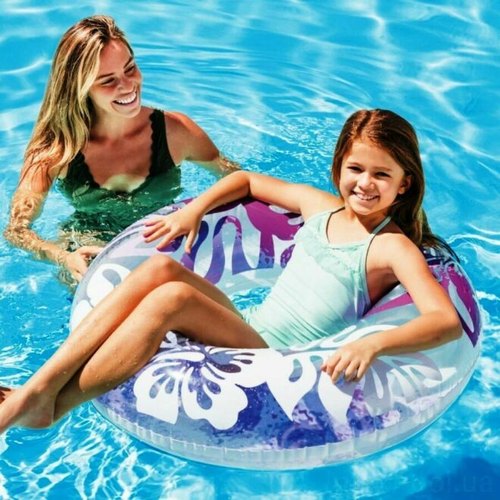 Intex Clear Color Swim Tube 36” – Inflatable Pool Ring (91cm) #59251