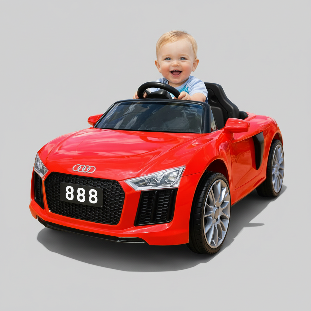 Audi Power Wheel Electric Car for Kids – Luxury Ride-On with Music, Lights & Remote Control