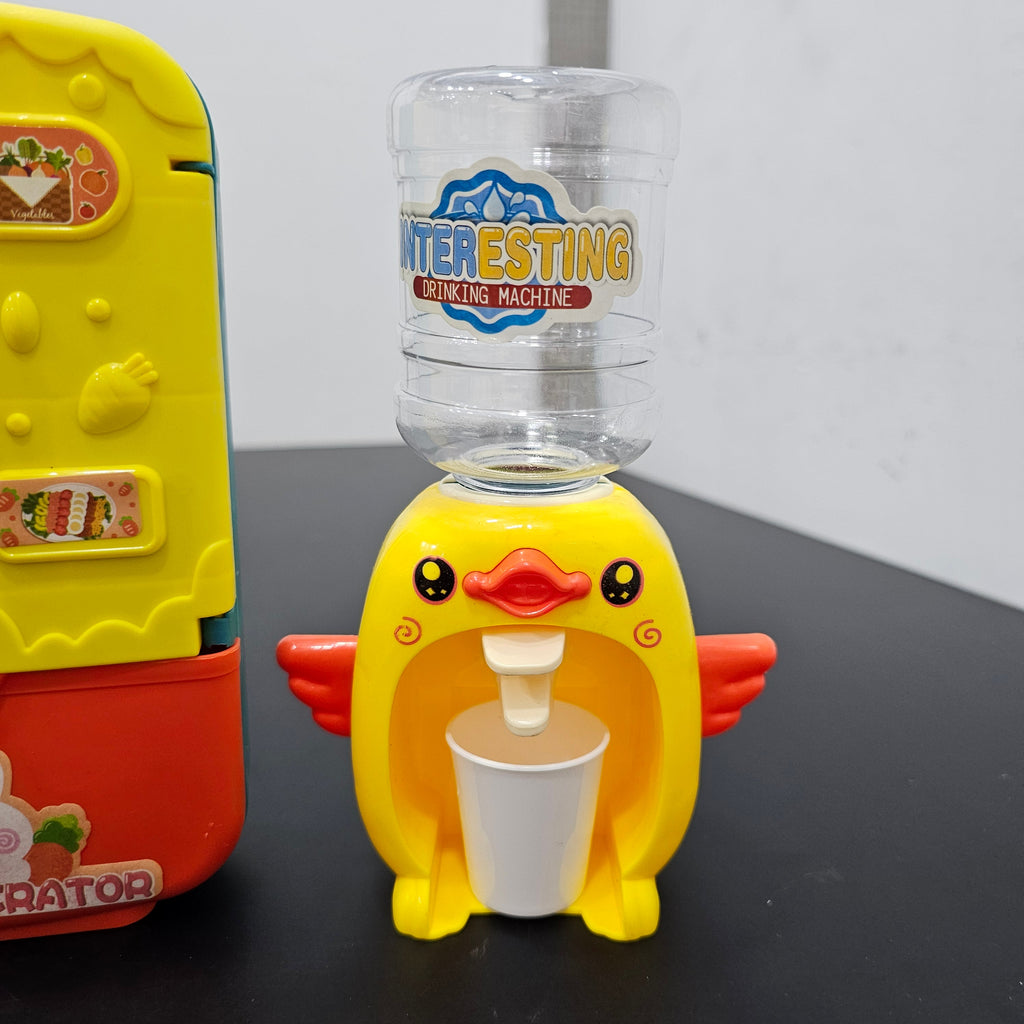 Duck Shape Water Dispenser with Mini Refrigerator