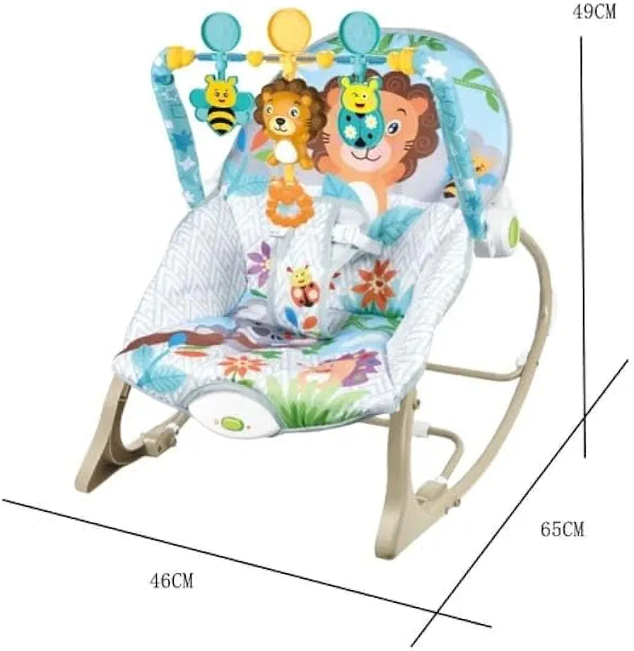Baby Rocker – Infant to Toddler with Fold-Out Kickstand (0M+, 40 lbs / 18 kg)