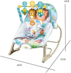Baby Rocker – Infant to Toddler with Fold-Out Kickstand (0M+, 40 lbs / 18 kg)