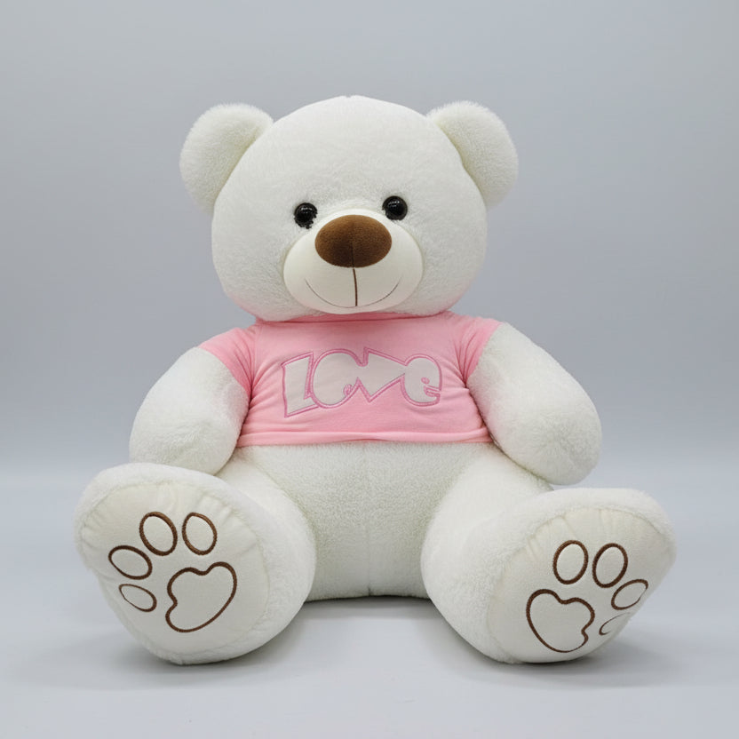 Pink Jacket Teddy Bear – 60cm Soft Plush Toy