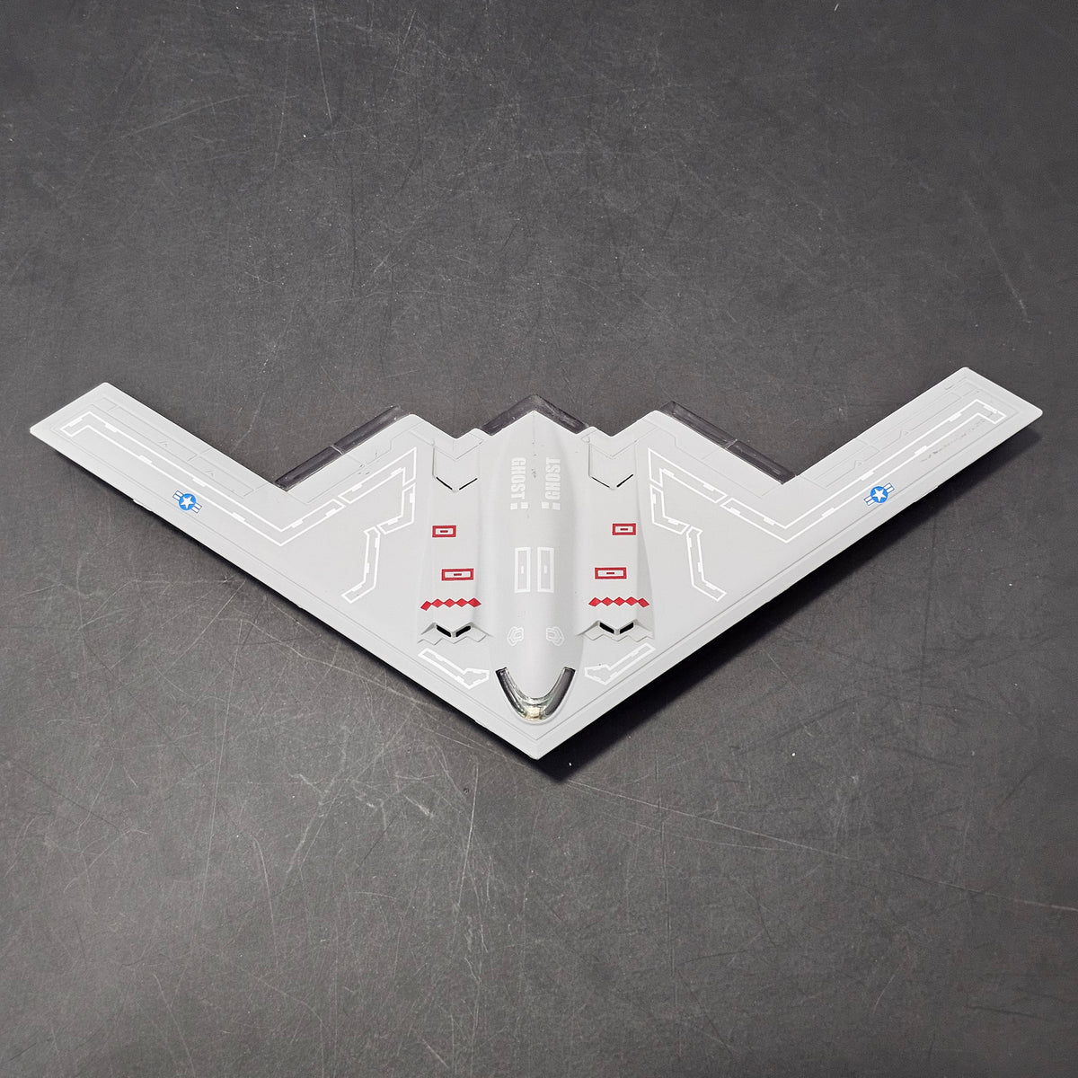 Fighter Jet Toy – B-2 Ghost Stealth Bomber Model for Boys | Army Die-Cast Airplane