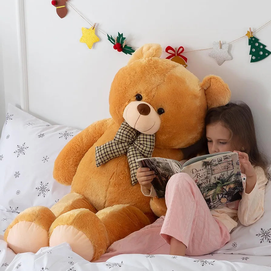Light Brown Teddy Bear – 5 Feet Soft Plush Toy