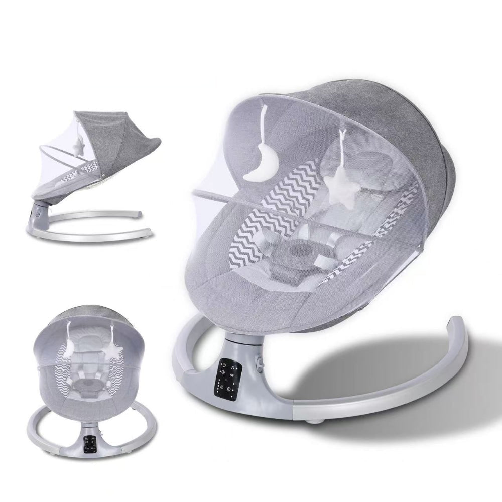 Kidilo 3-in-1 Deluxe Electric Baby Bassinet – Smart Rocker, Cradle & Sleeper