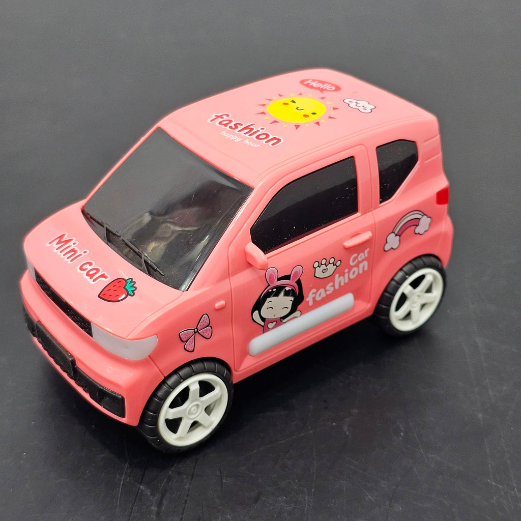 Mini Car Simulation Model – Bump & Go with Light and Sound