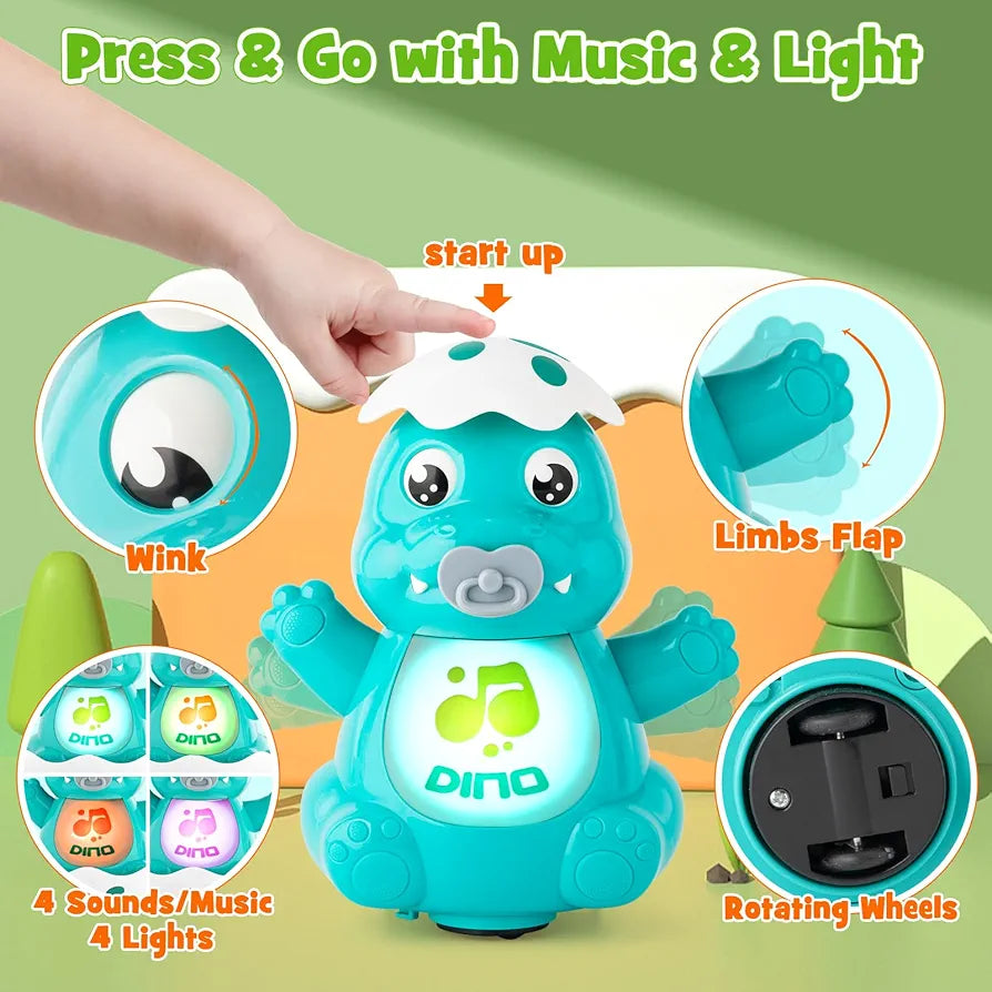 Tacobear Dinosaur Musical Light Toy – Fun, Lights & Music for Kids