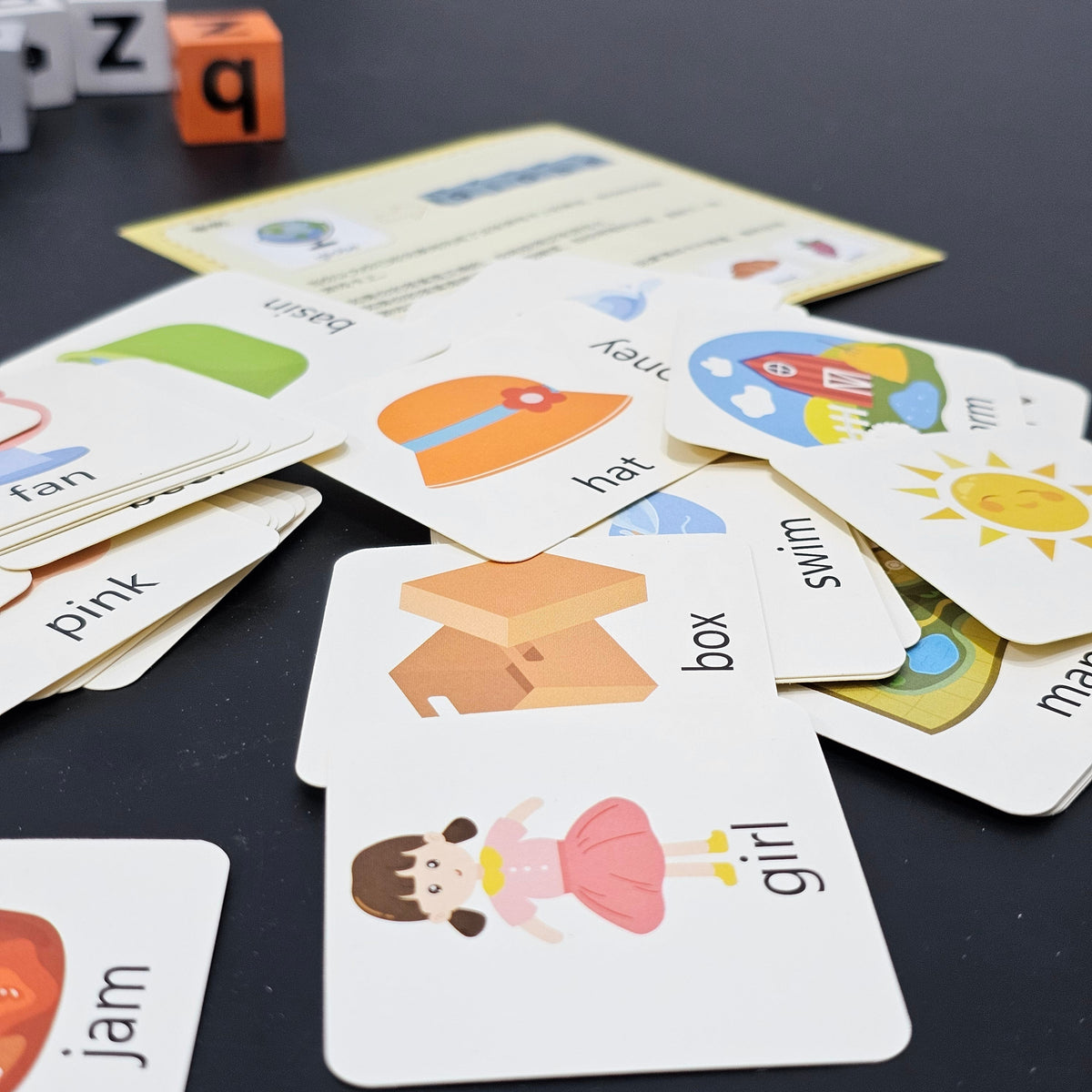 Word Spelling Game with English Cards – Educational Word Builder