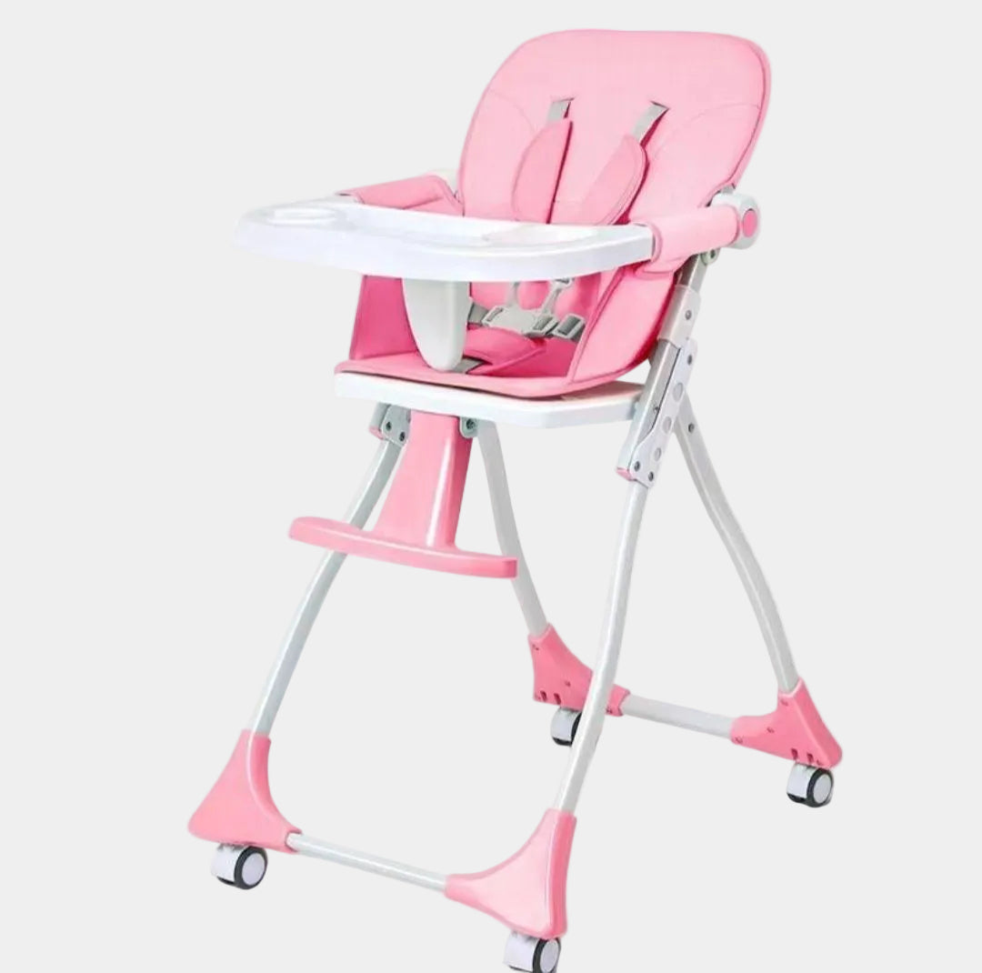 Baby High Chair Booster Seat – Safe, Comfortable & Portable [with out wheels]
