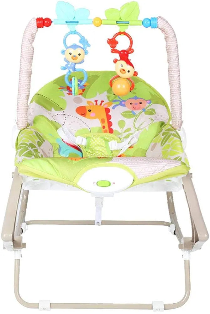 Baby Rocker – Infant to Toddler with Fold-Out Kickstand (0M+, 40 lbs / 18 kg)