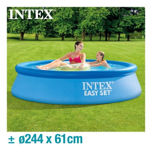 Intex Easy Set Pool 8ft x 24” – Inflatable Family Swimming Pool #28106