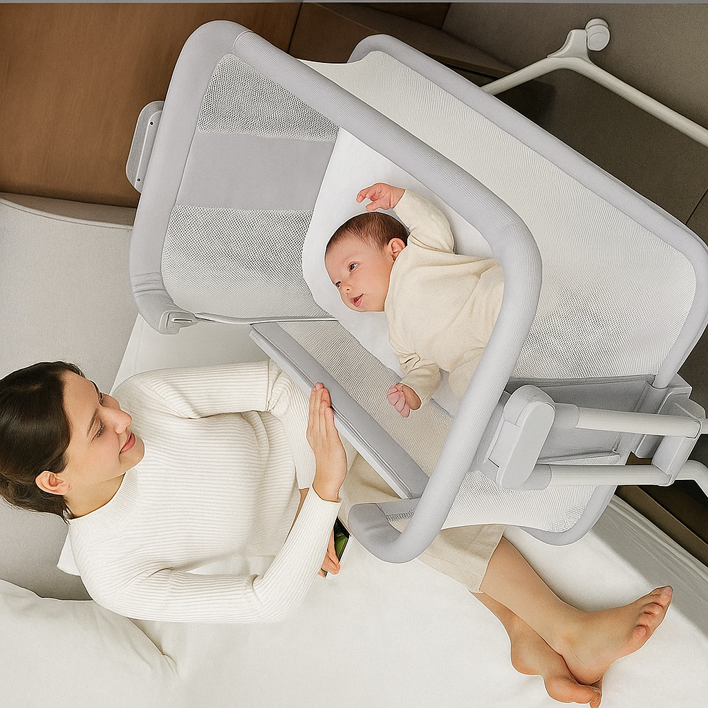 Mastela Baby Swing with Big Bed & Wheels