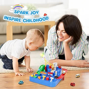 Car Adventure Track Set – Battery-Free Educational Fun