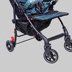 Lightweight Baby Stroller – Foldable with 360° Wheels & Sun Canopy