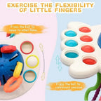 Pull String Toy – Colorful & Adorable Fine Motor Skills Toy