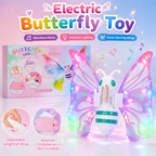 Butterfly Fairy Wings with LED Lights & Music – Adjustable Angel Wings for Kids