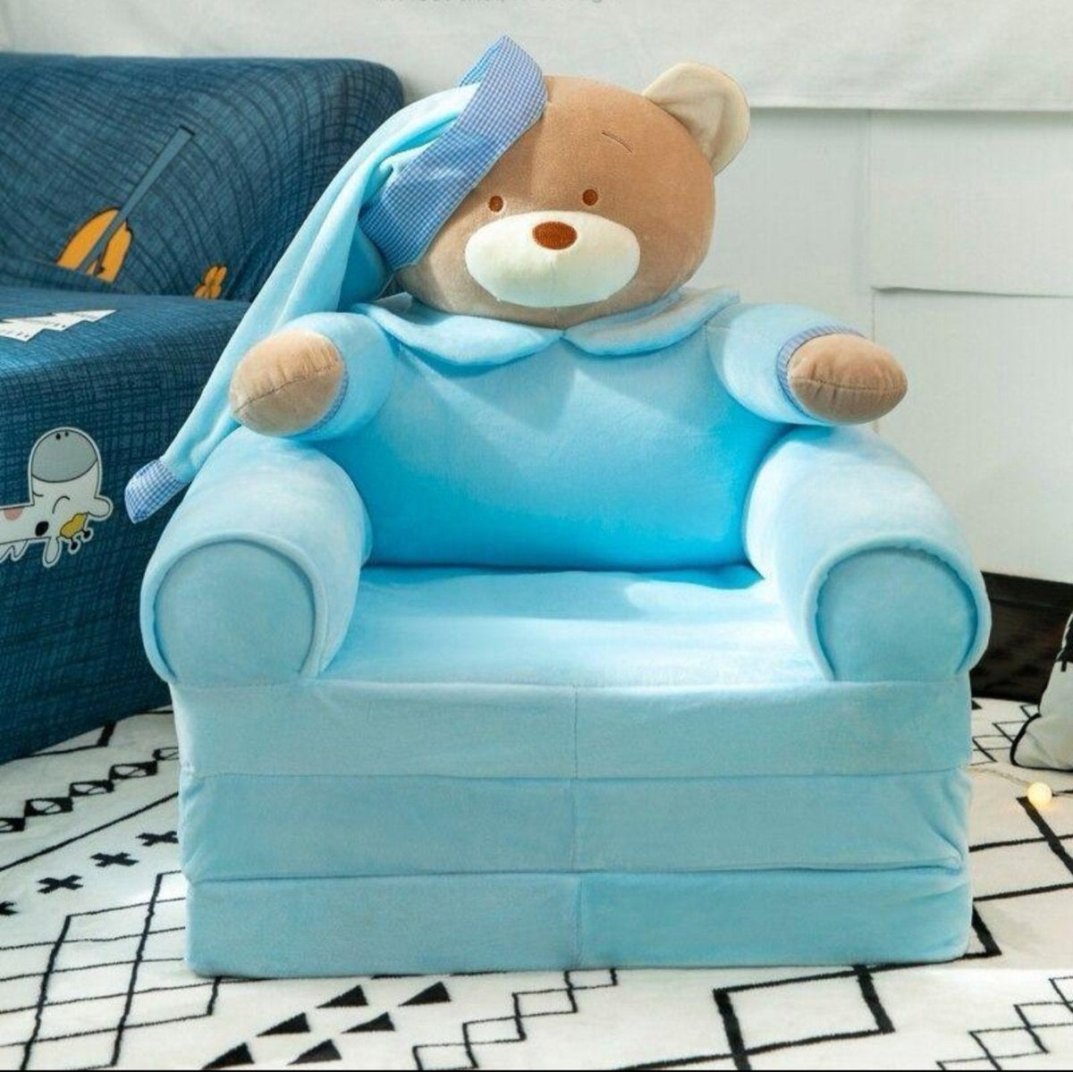 3-Ply Baby Sofa Bed – Multi-Functional Comfort for Kids