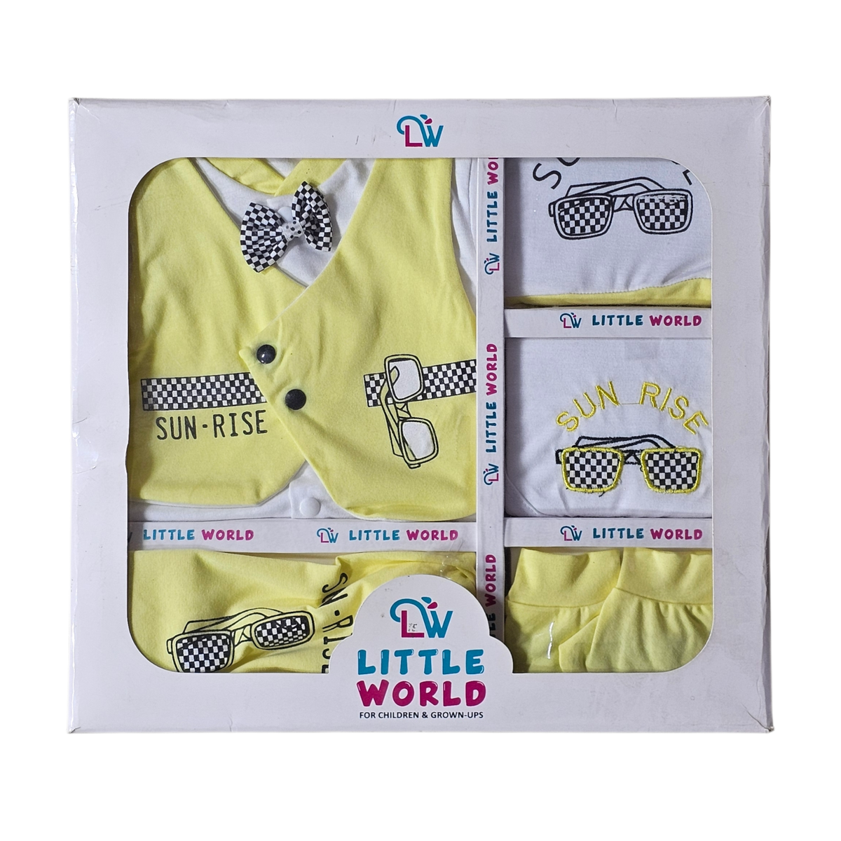 Little World Newborn Baby Gift Box Set – Essential Baby Clothing