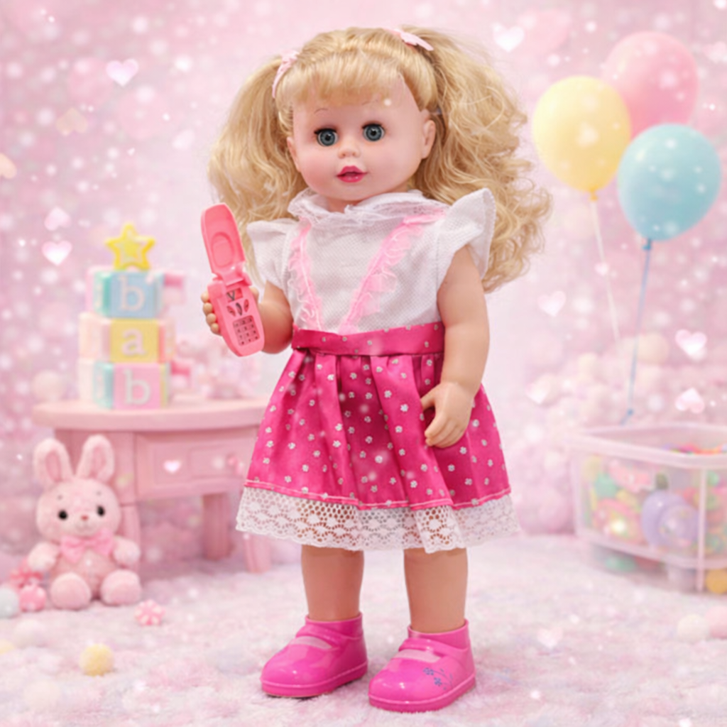 Happy Girl Doll – “Hurry to Come and Play with Me”