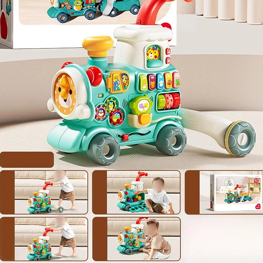 5-in-1 Multifunctional Baby Walker Train