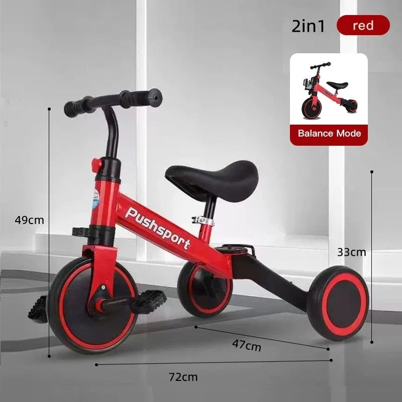 Twist & Ride 2-in-1 Push Car & Tricycle – Kids Ride-On