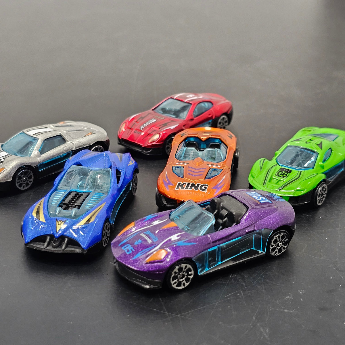 Legendary Alloy Car Model Set – Pack of 6 Premium Cars for Kids