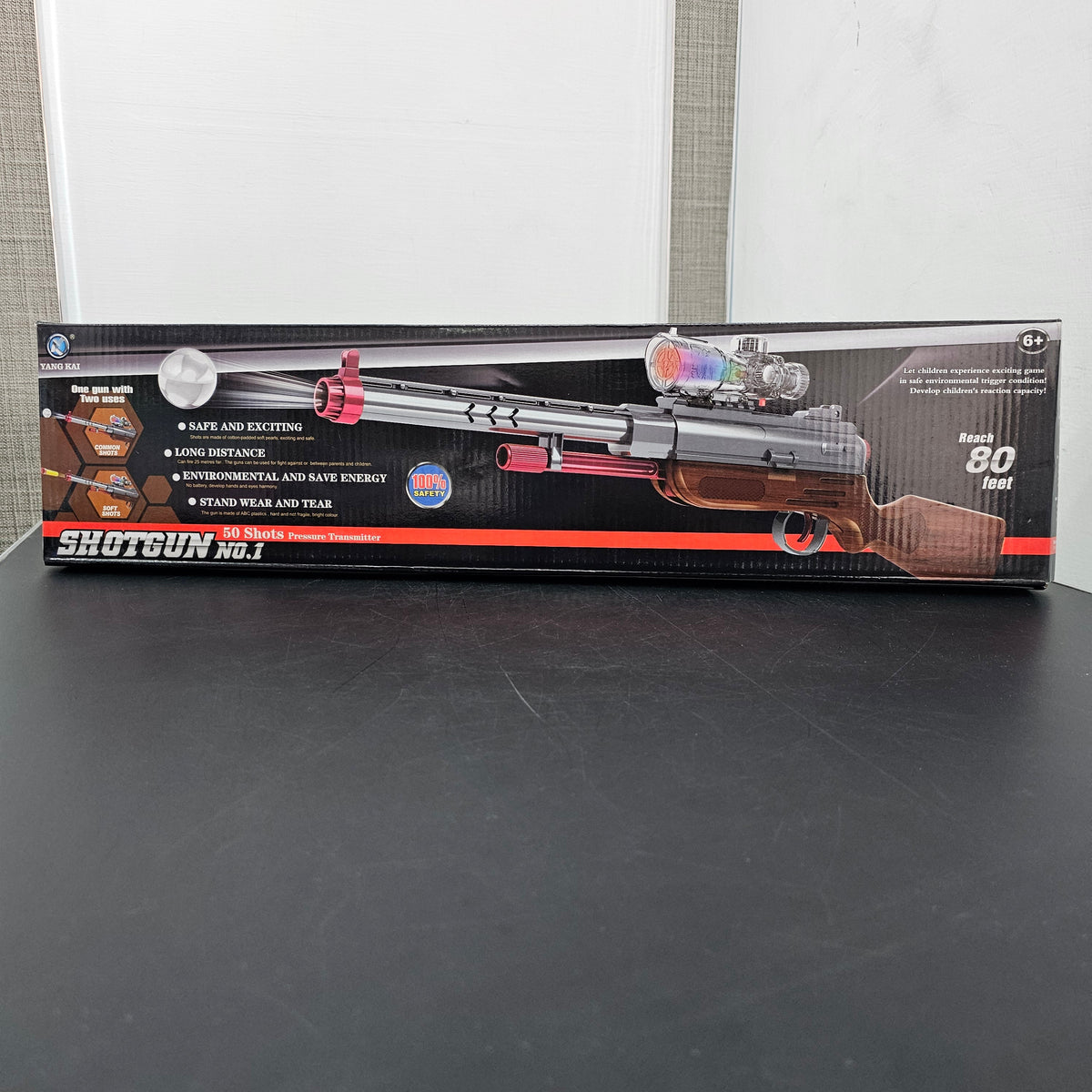 Dual-Use Soft Shot Toy Gun – Safe & Exciting Long-Distance Shooting