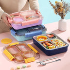Individual-Seal Stainless Steel Lunch Box – Leak-Proof, Portion-Perfect