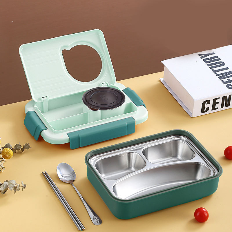 Stainless Steel Lunch Box Set – 800 ml + 150 ml