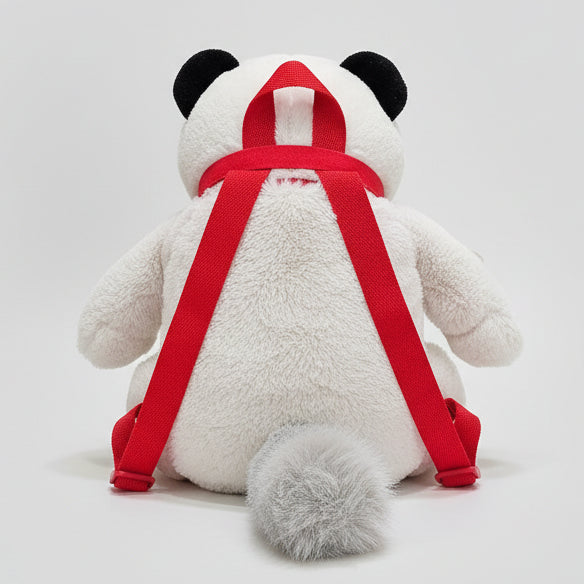 Learn to Speak Plush Cat with Shoulder Bag – White Colour