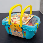 Kids Kitchen Set with Accessories – Basket Cooking Playset