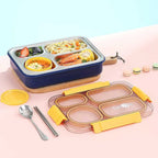 Individual-Seal Stainless Steel Lunch Box – Leak-Proof, Portion-Perfect