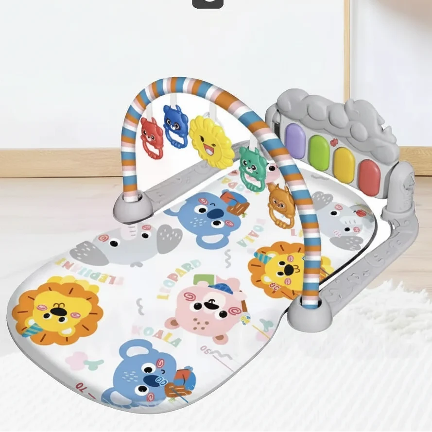 Baby Play Gym Mat 3-in-1 Piano Playmat – Interactive Activity Gym