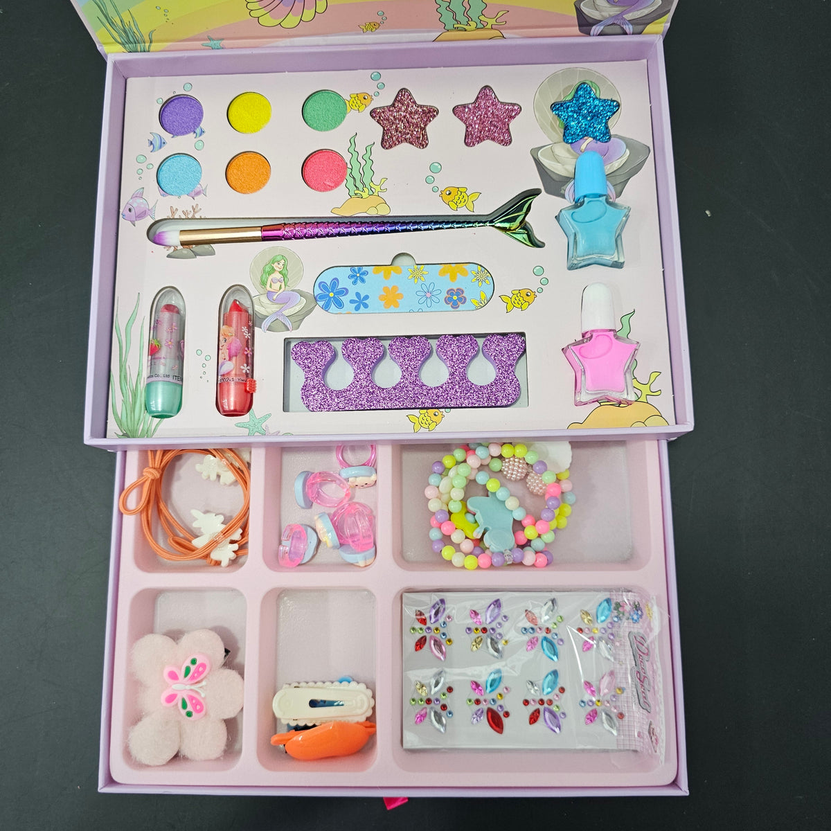 Children’s 2 in 1 Makeup & Jewellery Box – Glamour & Fun in One!