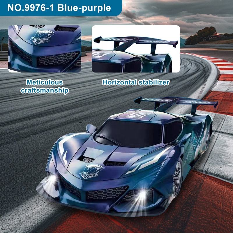 Super Racer R/C Car – Rechargeable Remote Control Car with Headlights
