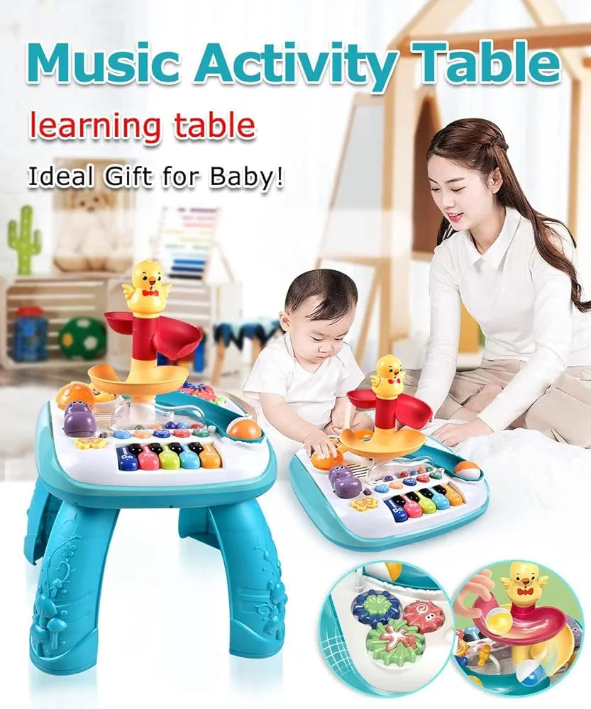 Musical Activity Table – Piano, Lights & Rolling Ball Fun
