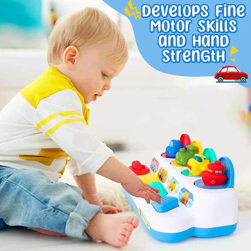 Pop-Up Vehicles – Early Education Toy for Happy Learning & Imaginative Play