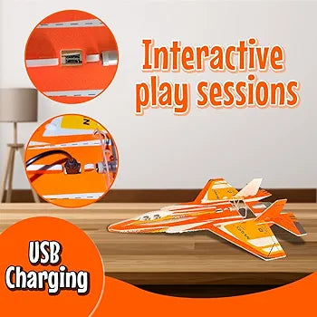 Military Aircraft Space Shuttle – With Flight Propellers & USB Charging